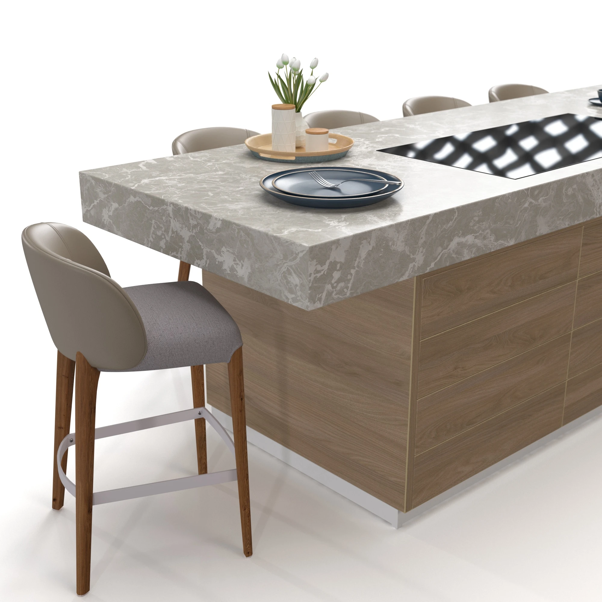 Kitchen Island Countertop 08 3D Model_05